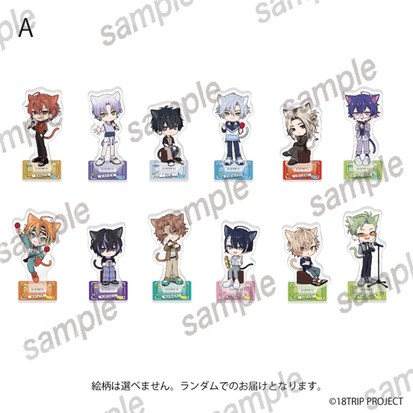 らき☆すた まねきねこ ミニアクリルスタンド コンプリートセット 18TRIP ミニアクリルスタンドA(ミニアクスタA): 〈2026年2月中発送