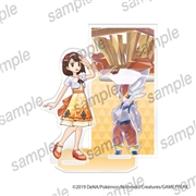 ポケモンマスターズ EX アクリルスタンド　ユウリ（２５アニバーサリー）＆エースバーン【まねきねこコラボ】